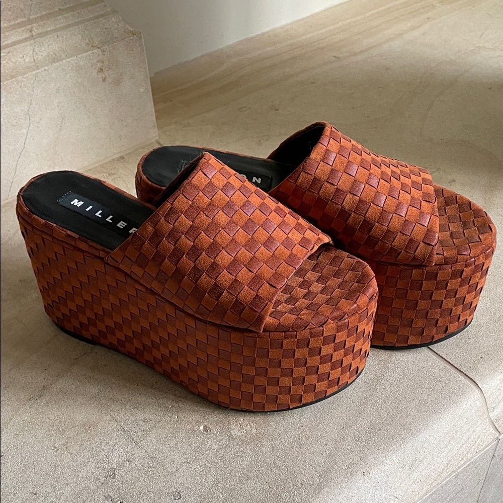 Simon Miller Woven Platform Shoes - Never Worn/Size 36